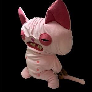 18” Fuggler Sphinx  BIG FUGG Wrinkle McStinkles Cat Pink Plush W/tag